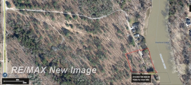 724 W Tobacco Ridge Trl, Beaverton, MI 48612 - map / location with property parcel outlined