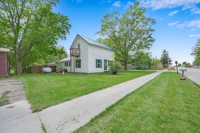 237 Main St, Walkerville, MI 49459 - view of home's exterior with a balcony