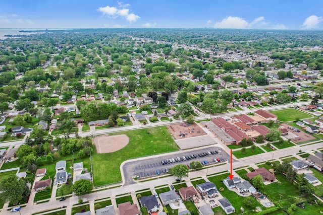 22019 Violet St, Saint Clair Shores, MI 48082 - aerial overview of property's location