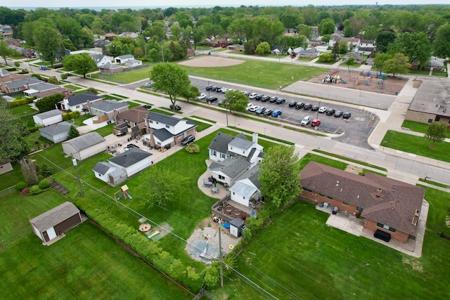 22019 Violet St, Saint Clair Shores, MI 48082 - aerial perspective of suburban area