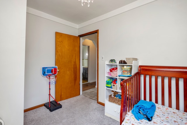 22019 Violet St, Saint Clair Shores, MI 48082 - carpeted bedroom with baseboards