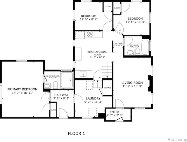 22019 Violet St, Saint Clair Shores, MI 48082 - view of room layout