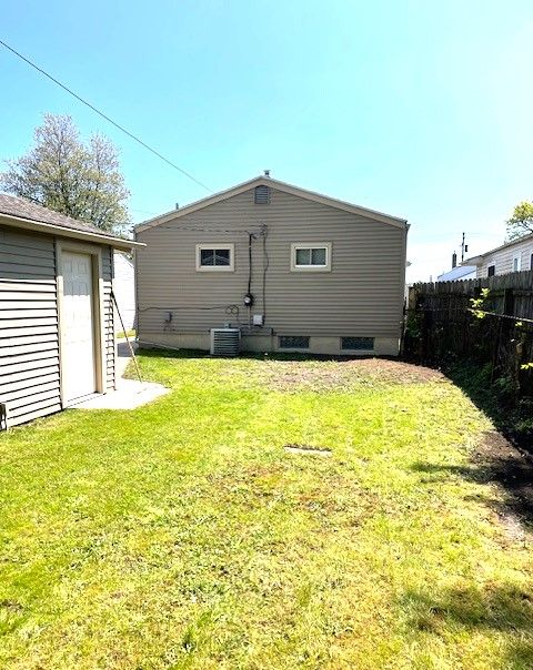 view of back of property