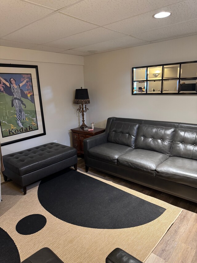 2071 N Belsay Rd, Burton, MI 48509 - living room with wood finished floors and recessed lighting