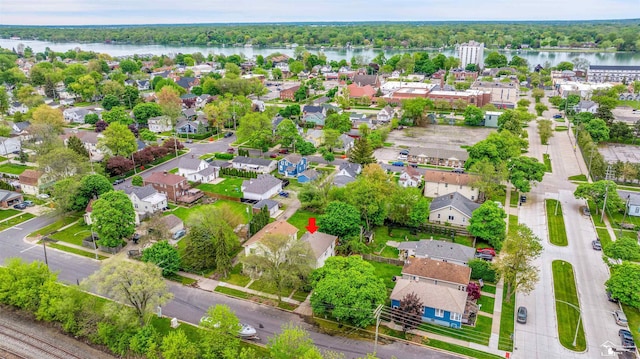 2651 5th St, Trenton, MI 48183 - aerial view of a nearby body of water