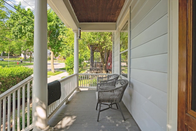 314 W Madison St, Ann Arbor, MI 48103 - wooden deck featuring covered porch