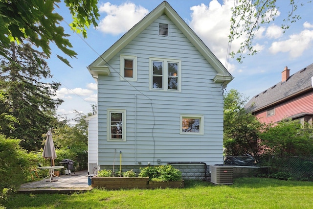 314 W Madison St, Ann Arbor, MI 48103 - back of house with central AC and a patio