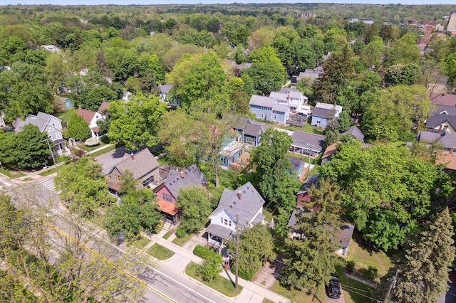 314 W Madison St, Ann Arbor, MI 48103 - view of property location with nearby suburban area and a heavily wooded area
