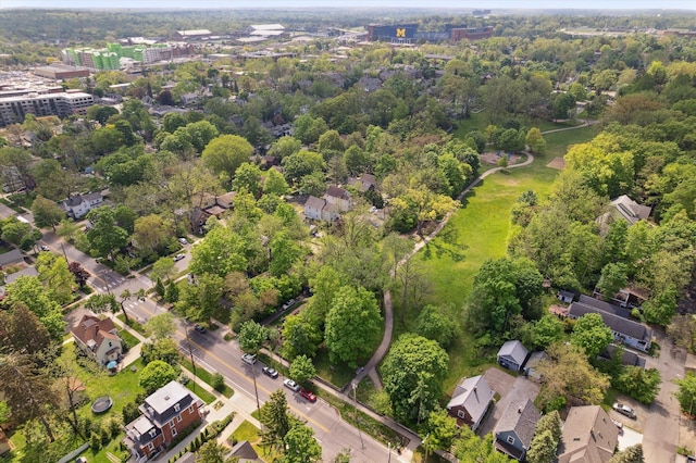 314 W Madison St, Ann Arbor, MI 48103 - aerial overview of property's location