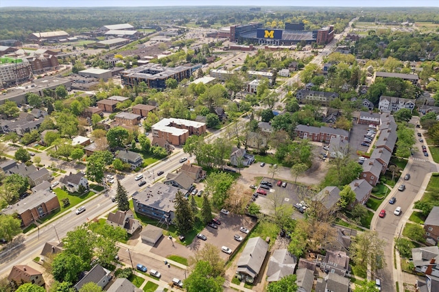 314 W Madison St, Ann Arbor, MI 48103 - aerial view of property and surrounding area