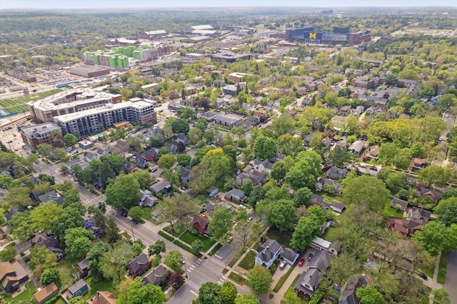 314 W Madison St, Ann Arbor, MI 48103 - aerial view of property and surrounding area