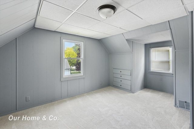 700 Scheurmann St, Essexville, MI 48732 - bonus room featuring carpet flooring and vaulted ceiling