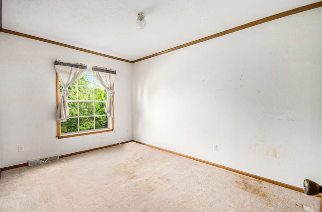 100 Chinkapin Rill, Fenton, MI 48430 - unfurnished room with light carpet, ornamental molding, and baseboards