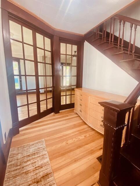 24 W Bernard St, Hartford, MI 49057 - interior space with wood finished floors
