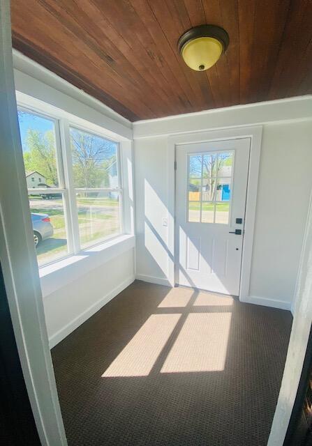 24 W Bernard St, Hartford, MI 49057 - unfurnished sunroom with plenty of natural light