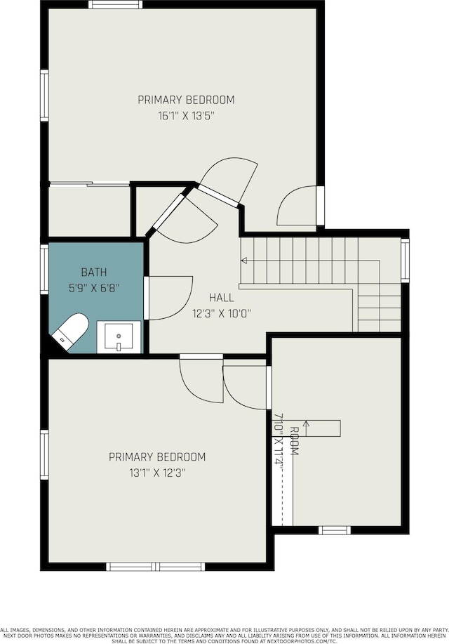 24 W Bernard St, Hartford, MI 49057 - floor plan / room layout