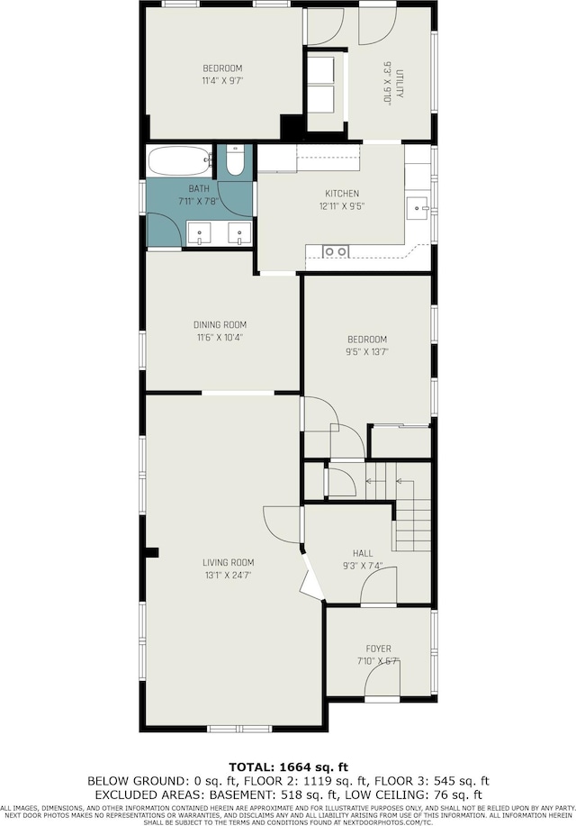 24 W Bernard St, Hartford, MI 49057 - room layout