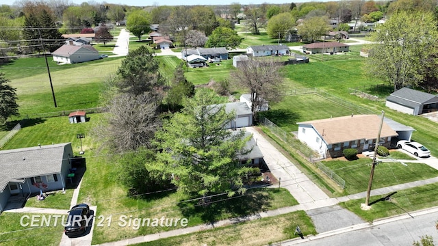 3455 Angel Dr, Saginaw, MI 48601 - aerial perspective of suburban area