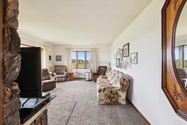 280 E Nebobish Rd, Essexville, MI 48732 - carpeted living room featuring plenty of natural light