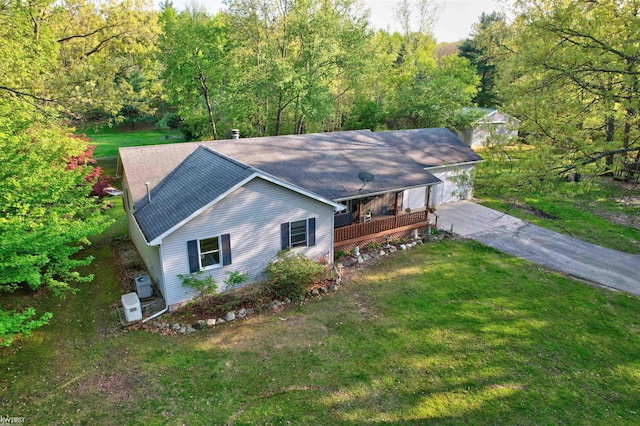 3641 Timber Ridge Dr, Metamora, MI 48455 - view of subject property featuring a heavily wooded area
