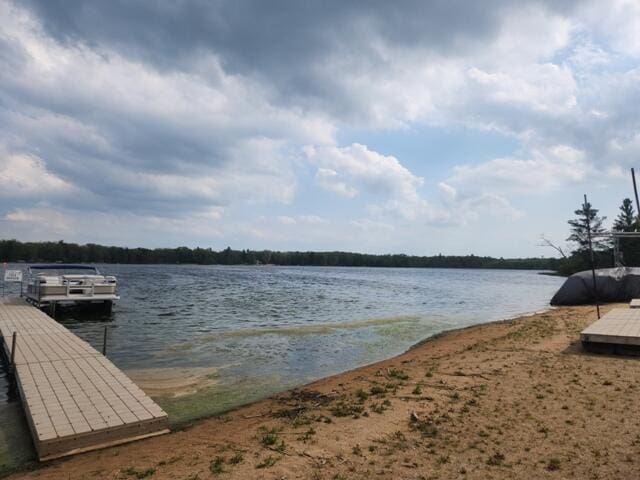 1788 W Beaver Rd, Bitely, MI 49309 - dock featuring a water view