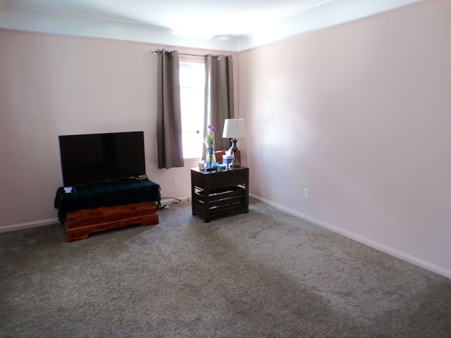 4140 Academy St, Dearborn Heights, MI 48125 - sitting room featuring carpet floors and baseboards