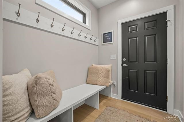 12405 Northway Pkwy, Freeland, MI 48623 - mudroom featuring light wood finished floors and baseboards
