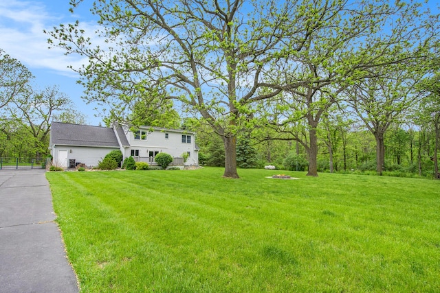 7512 Trophy Ct, Grass Lake, MI 49240 - view of yard with driveway