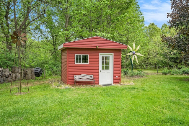 7512 Trophy Ct, Grass Lake, MI 49240 - view of shed
