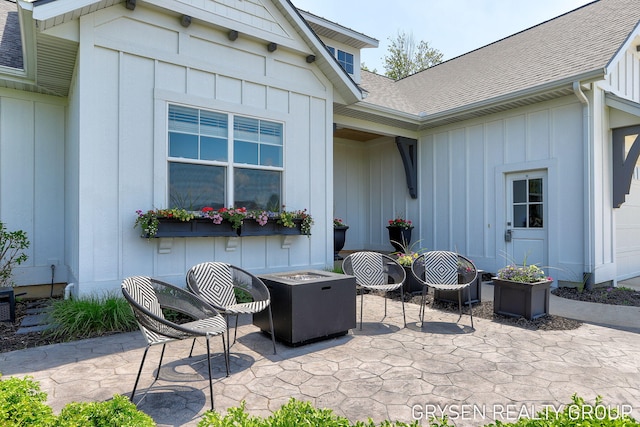 6326 Eaglewood Dr, Hudsonville, MI 49426 - view of patio featuring a fire pit