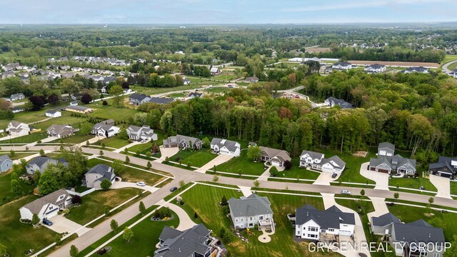 6326 Eaglewood Dr, Hudsonville, MI 49426 - aerial view of property's location featuring nearby suburban area