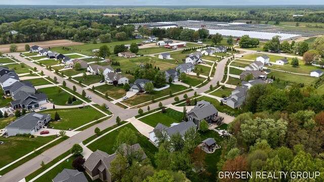 6326 Eaglewood Dr, Hudsonville, MI 49426 - aerial view of property's location with nearby suburban area