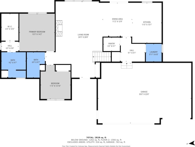 6326 Eaglewood Dr, Hudsonville, MI 49426 - floor plan / room layout