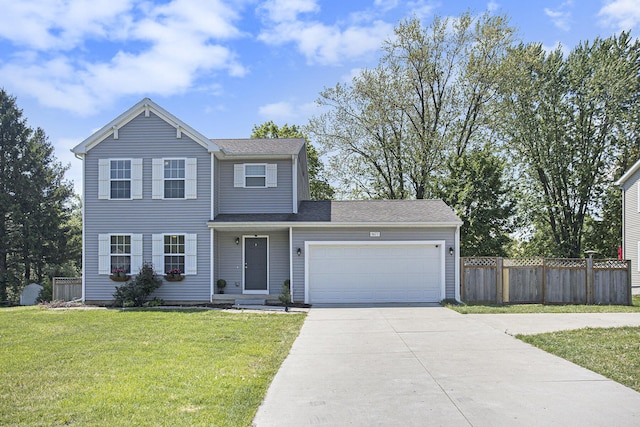 view of front of property featuring driveway and a garage
