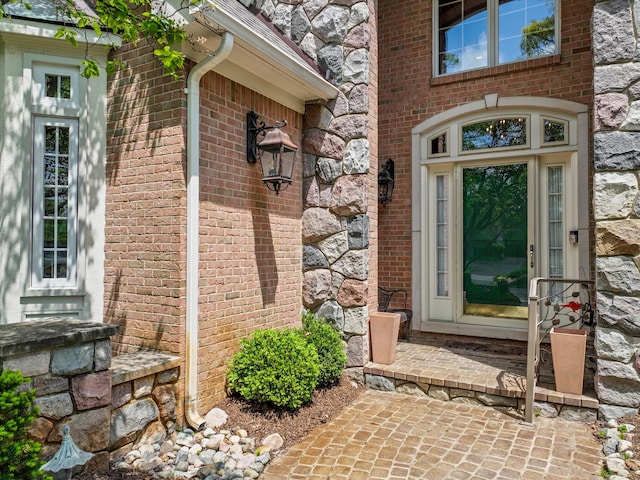 30465 Stonegate Dr, Franklin, MI 48025 - entrance to property featuring brick siding