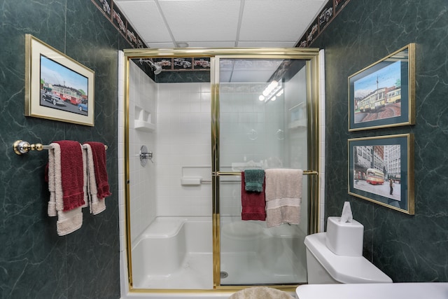 30465 Stonegate Dr, Franklin, MI 48025 - full bath with a shower stall and toilet