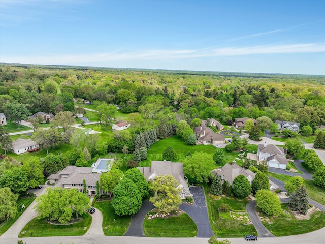 30465 Stonegate Dr, Franklin, MI 48025 - aerial perspective of suburban area with a forest