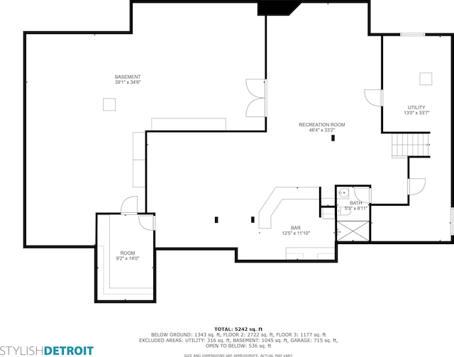 30465 Stonegate Dr, Franklin, MI 48025 - floor plan / room layout