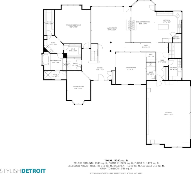 30465 Stonegate Dr, Franklin, MI 48025 - property floor plan
