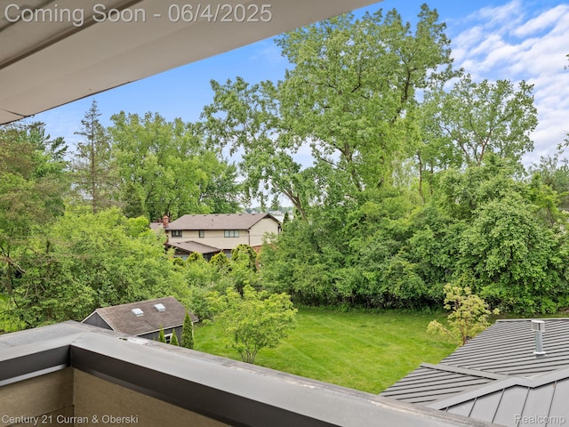 1985 Lone Pine Rd, Bloomfield Hills, MI 48302 - balcony with view of wooded area