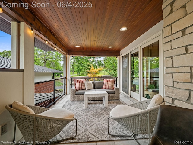 1985 Lone Pine Rd, Bloomfield Hills, MI 48302 - view of patio / terrace featuring an outdoor hangout area