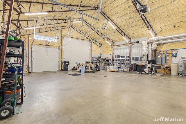 1525 W David Hwy, Ionia, MI 48846 - garage with a garage door opener