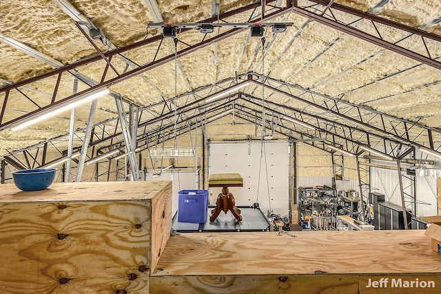 1525 W David Hwy, Ionia, MI 48846 - view of garage