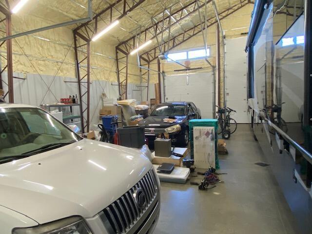 1525 W David Hwy, Ionia, MI 48846 - view of garage
