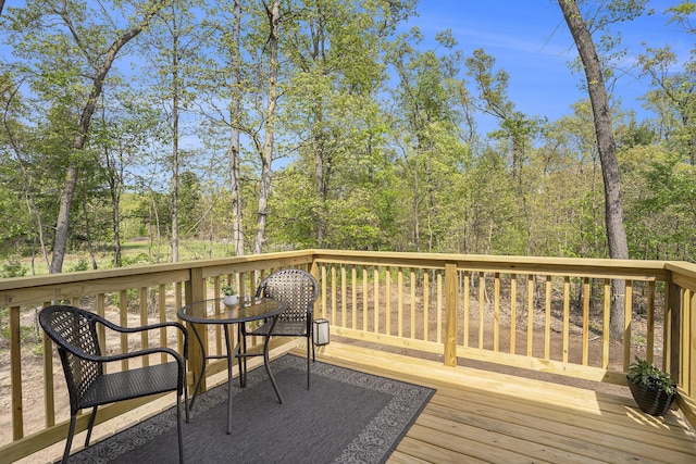 370 Chopin Dr, Muskegon, MI 49442 - view of wooden deck