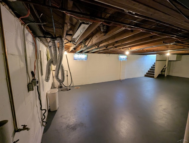 4515 N Michigan Rd, Carrollton, MI 48604 - basement with stairs