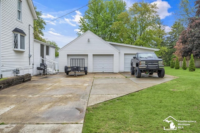 7316 Summerfield Rd, Lambertville, MI 48144 - view of detached garage