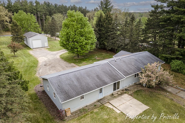 315 Hayes St NW, Comstock Park, MI 49321 - view of subject property featuring a heavily wooded area