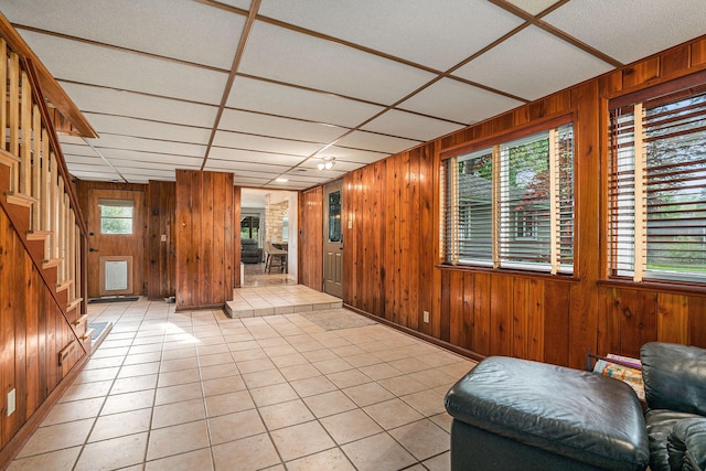 1514 Ferndale Blvd, Niles, MI 49120 - interior space with wooden walls and stairs