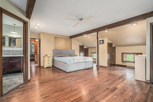 1514 Ferndale Blvd, Niles, MI 49120 - bedroom with wood-type flooring, baseboards, and recessed lighting